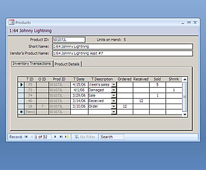 SAM Inverntory Tracking Database